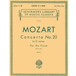 Concerto No. 20 in D Minor, K.466 - Schirmer Library of Classics Volume 661 National Federation of Music Clubs 2024-2028 Piano Duets