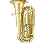 Jupiter JTU1010 Intermediate Compact model Tuba Lacquered brass body .701 Bore 15" Bell