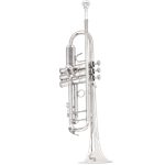 B&S 3137 Challenger I Series Bb Trumpet  SIlver Plated Finish