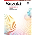 Suzuki Piano School International Edition Piano Book and CD, Volume 3