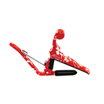 Kyser KURHA Ukulele Capo "Quick Change" Red Hibiscus