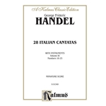 28 Italian Cantatas with Instruments, Volume III, Nos. 16-23 (Various Voices) Voice