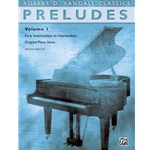 Vandall Preludes 1 Piano Solos Book