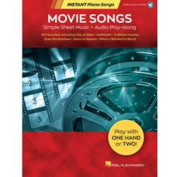 Movie Songs - Instant Piano Songs - Simple Sheet Music + Audio Play-Along