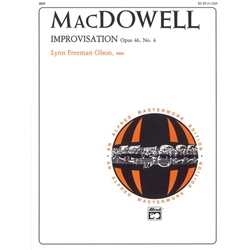 MacDowell: Improvisation, Opus 46, No. 4 [Piano] Sheet