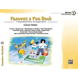 Famous & Fun Rock, Book 1 [Piano] Book