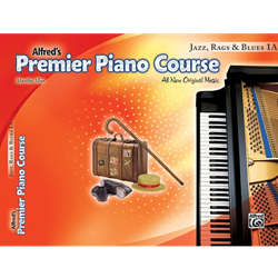 Premier Piano Course Jazz Rags Blues Book Level 1A