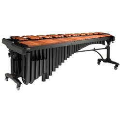 Majestic Music  Majestic M650DB Concert Black Series Marimba 5.0 Octave Padauk Bars with 9 Graduations Free Floating Bar Posts