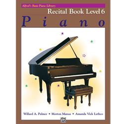 Alfred's Basic Piano Library: Recital Book 6 [Piano] Book