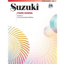 Suzuki Piano School New International Edition Piano Book and CD, Volume 1