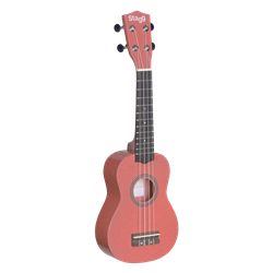 Stagg Soprano Ukulele Pink