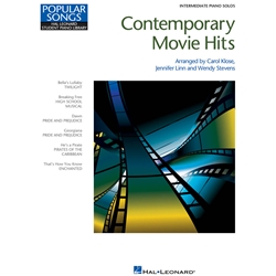 Contemporary Movie Hits Piano Solo