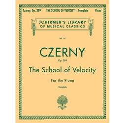 Czerny School Velocty, OP. 299 Schirmer Library of Classics Volume 161