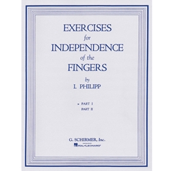 Isidor Phillip - Exercises for Independence of Fingers - Book 1 - Piano Technique Folio