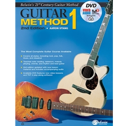 Belwin's 21st Century Guitar Method 1 (2nd Edition) [Guitar] Book, DVD & Online Video/Audio/Software