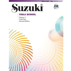 Suzuki Viola School, Volume 3 W/CD