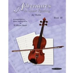 Adventures in Music Reading for Violin [Violin] Book